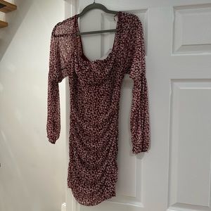 Lelis collection Short rouched boutique floral dress